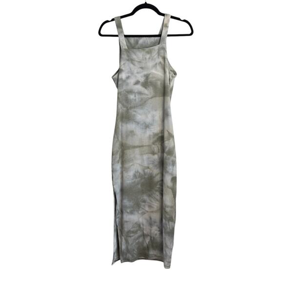 House of Harlow 1960 x Revolve Tali Olive Green Tie Dye Midi Dress - Picture 4 of 9